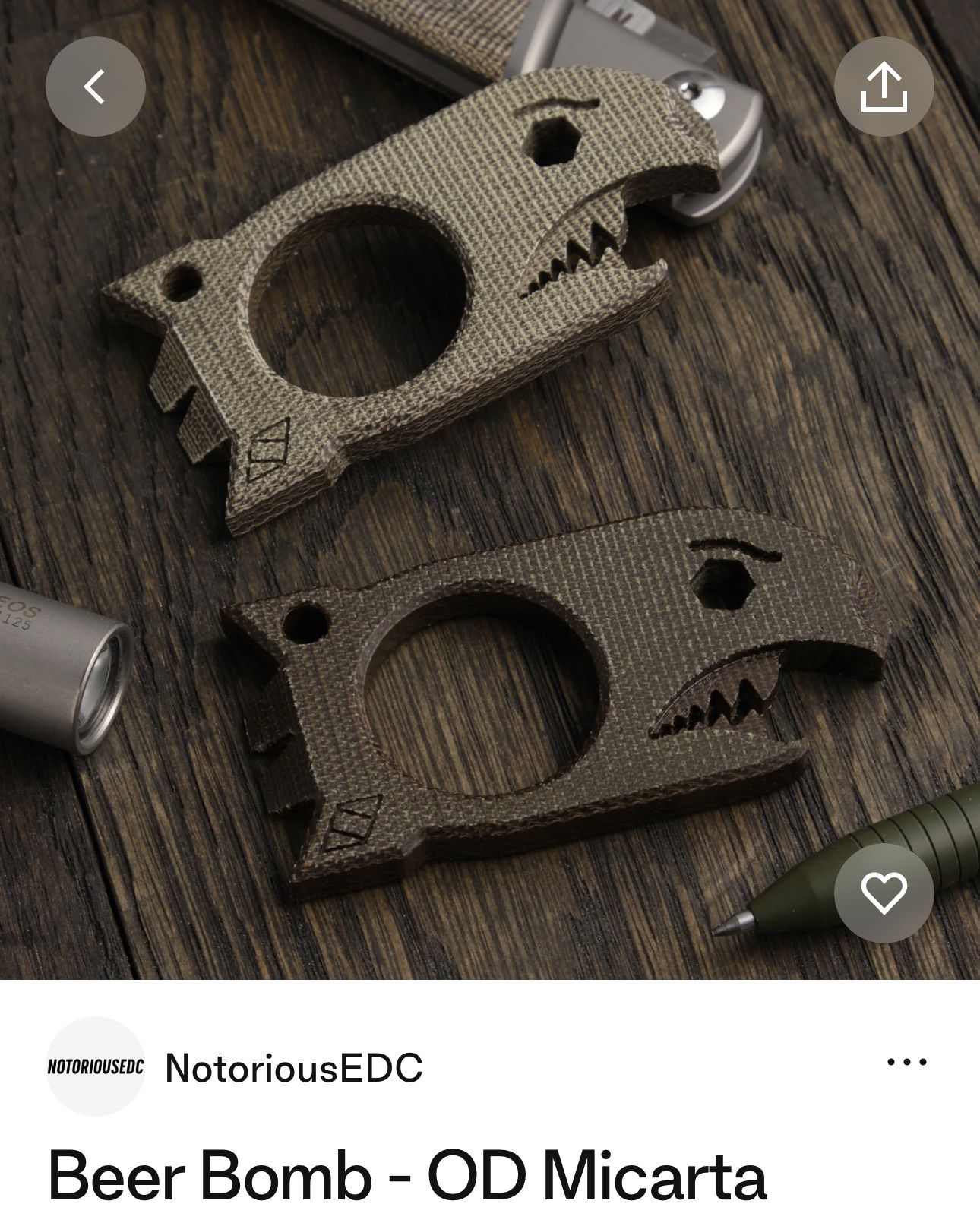 Notorious EDC Beer Bomb