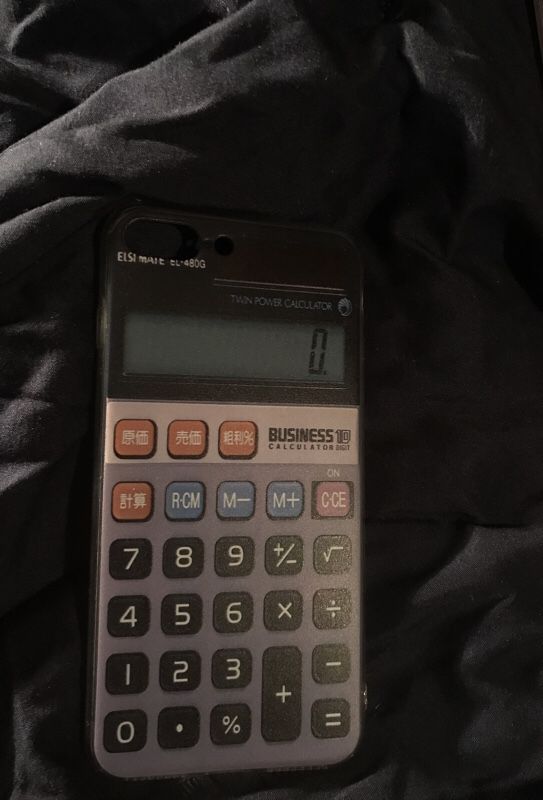 iPhone 7 Plus/ 8 plus calculator case