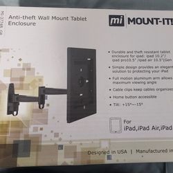 Anti-theft Wall Mount Tablet Enclosure