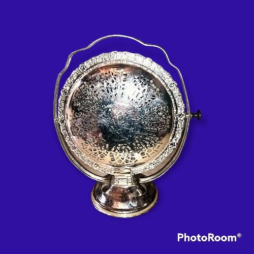 Silver Plated Queen Anne Cake Tier-Cake Stand-Desert Stand