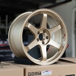 Volk Racing TE37SL WHEELS 19in GR SUPRA fitment GOLD 