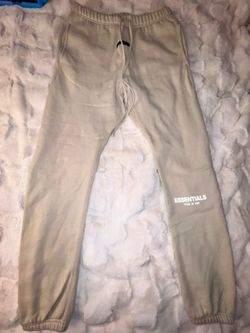 Essentials Beige Sweatpants joggers | SML |