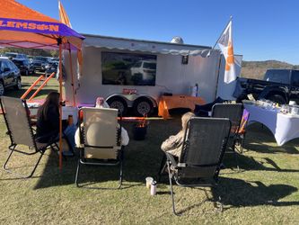 Custom enclosed tailgate trailer !   One of a kind!