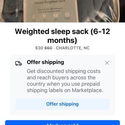 Weighted Sleep Sack (6 To 12 Months)