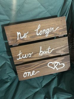 Wedding Decor Sign
