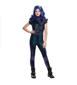 Descendants 3 Mal Costume Size Large 10-12