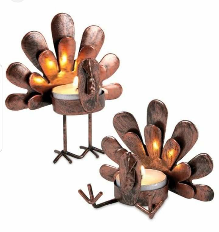 Turkey tealight holders