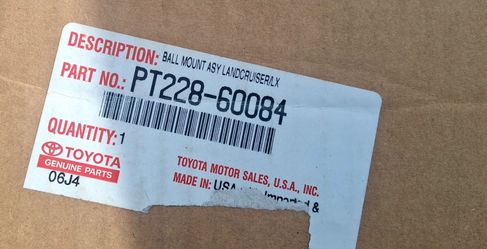Toyota Lexus OEM tow hitch