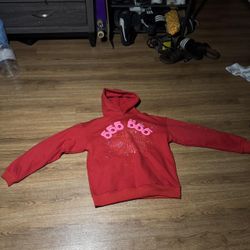 Red sp5der Worldwide Hoodie 