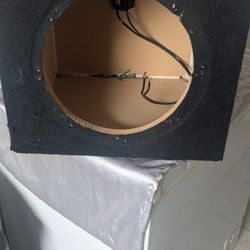 Black 10" Single Sealed Sub Box