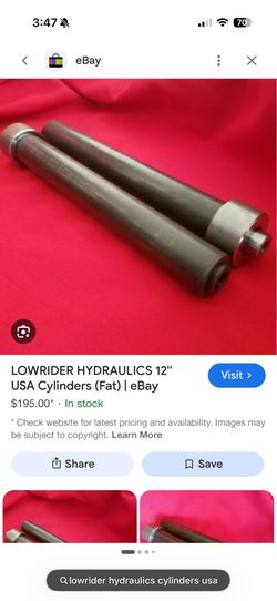 Lowrider cylinder