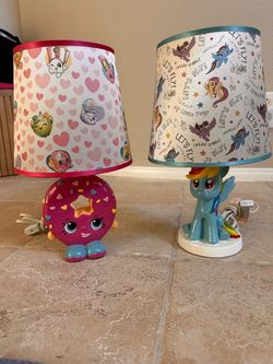 Shopkins -OR- My Little Pony lamps