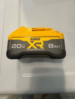 DEWALT XR POWERPACK 8AH 20 -Volt 1 -Pack Battery ( 8 Ah Lithium-ion ) NEW