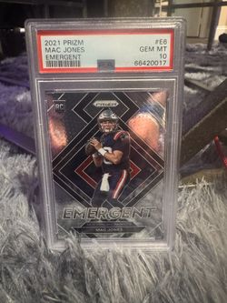 Rookie PSA Mac Jones Rookie Card GEM MINT 10