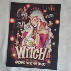 Witch Coloring Book 