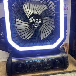 Ventilador Solar Con Radio Incluido