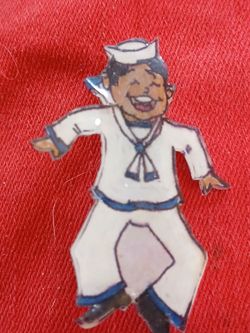 Handmade sailor pin new