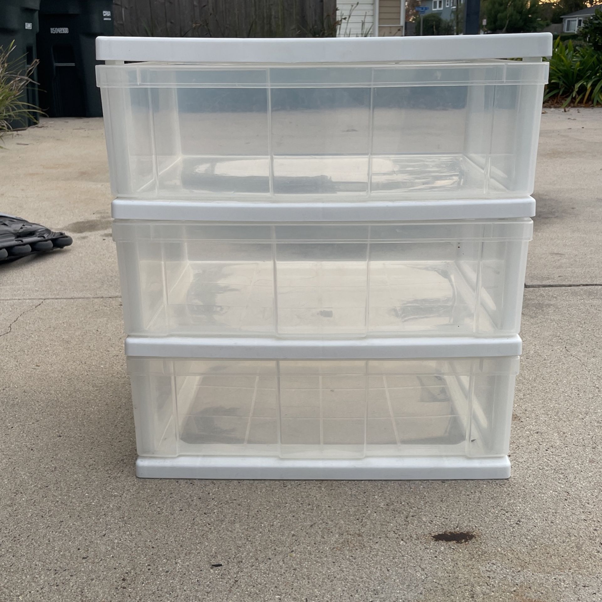 3 Tiered Plastic Storage