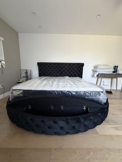 New In Box Queen Bed Frame With Mattress (Read Description Below)