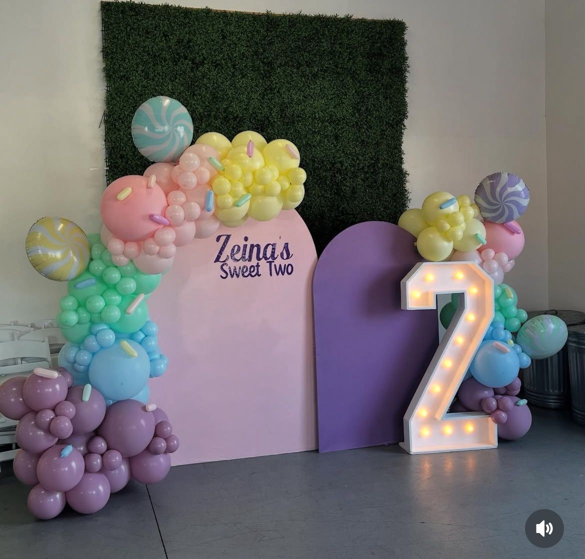 Sweet Two Balloons