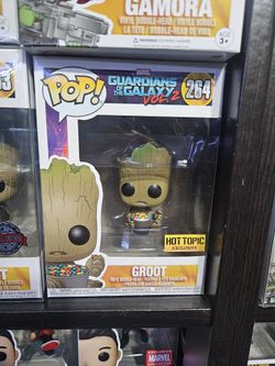 Funko Pop Groot 264 Candy Guardians Of The Galaxy Hot Topic Exclusive 