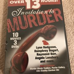 Invitation To Murder 10 Movies Over 13 Hours Film Noir DVD New & Sealed