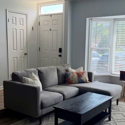 Lovely Grey Sectional