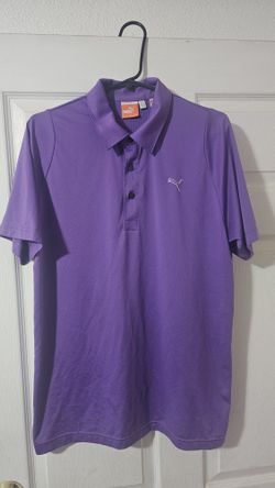 Puma Size M medium Men's Collared Golf Sports Polo