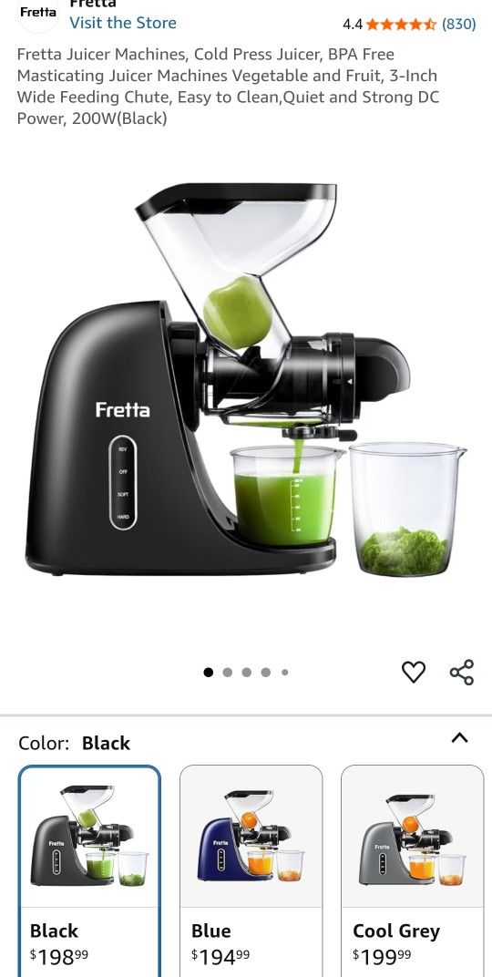 Cold Press Juicer