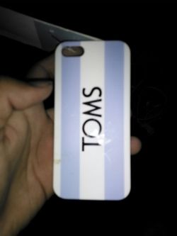 Toms iphone 5 case new