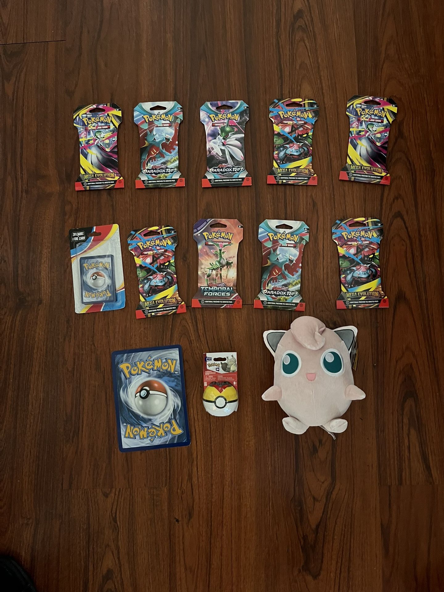 Pokémon Cards and Plushy