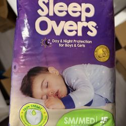 SleepOvers Youth Pants – Size Small/Medium (38–65 lbs / 17–30 kg).  