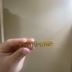 Supreme Gold Keychain