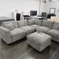 Sectional Sofa With Ottoman Brand New 