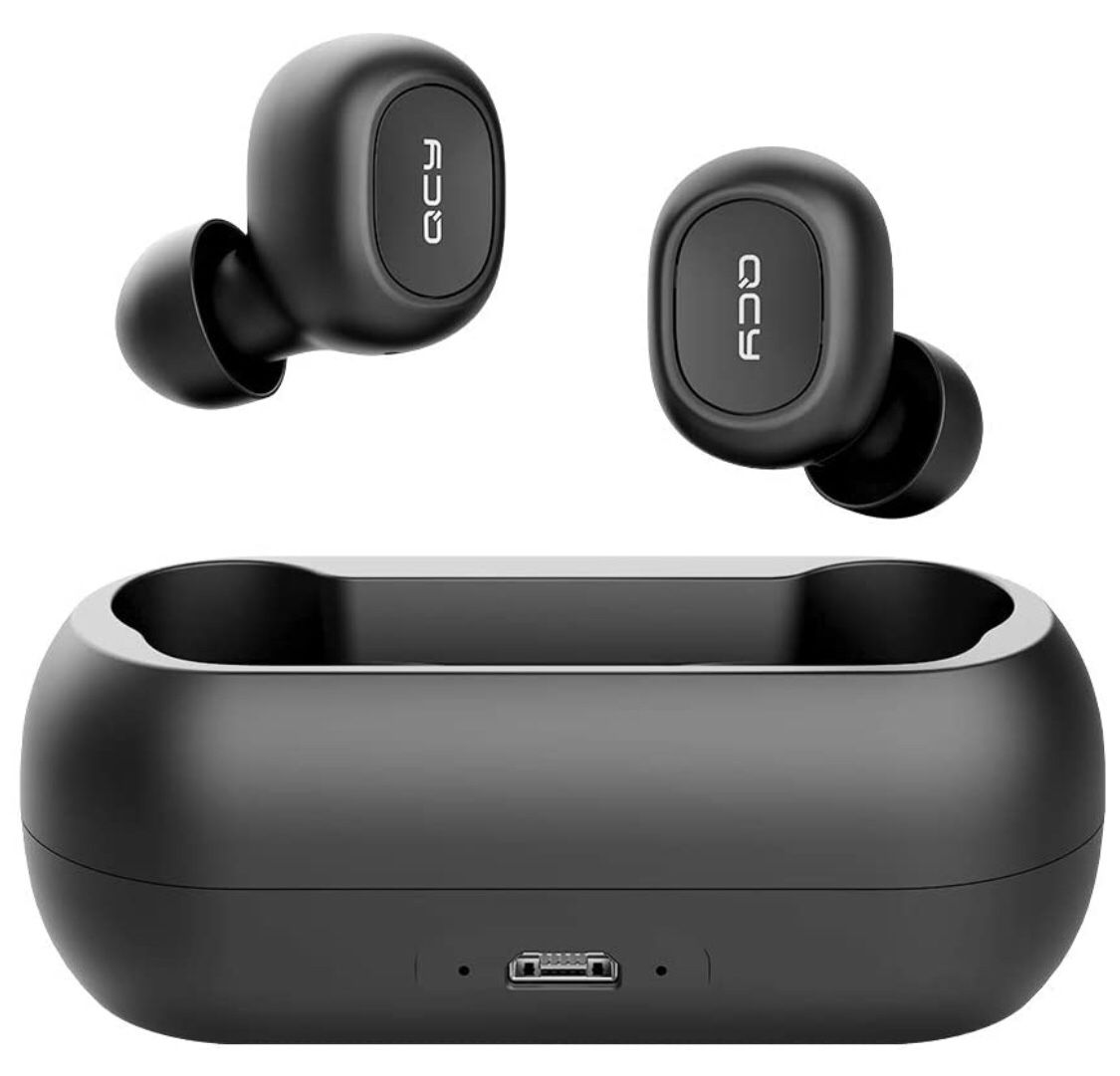 Wireless Earbuds TWS 5.0 Bluetooth Headphones with Microphone, Compatible for iPhone, Android and Other Leading Smartphones, Black