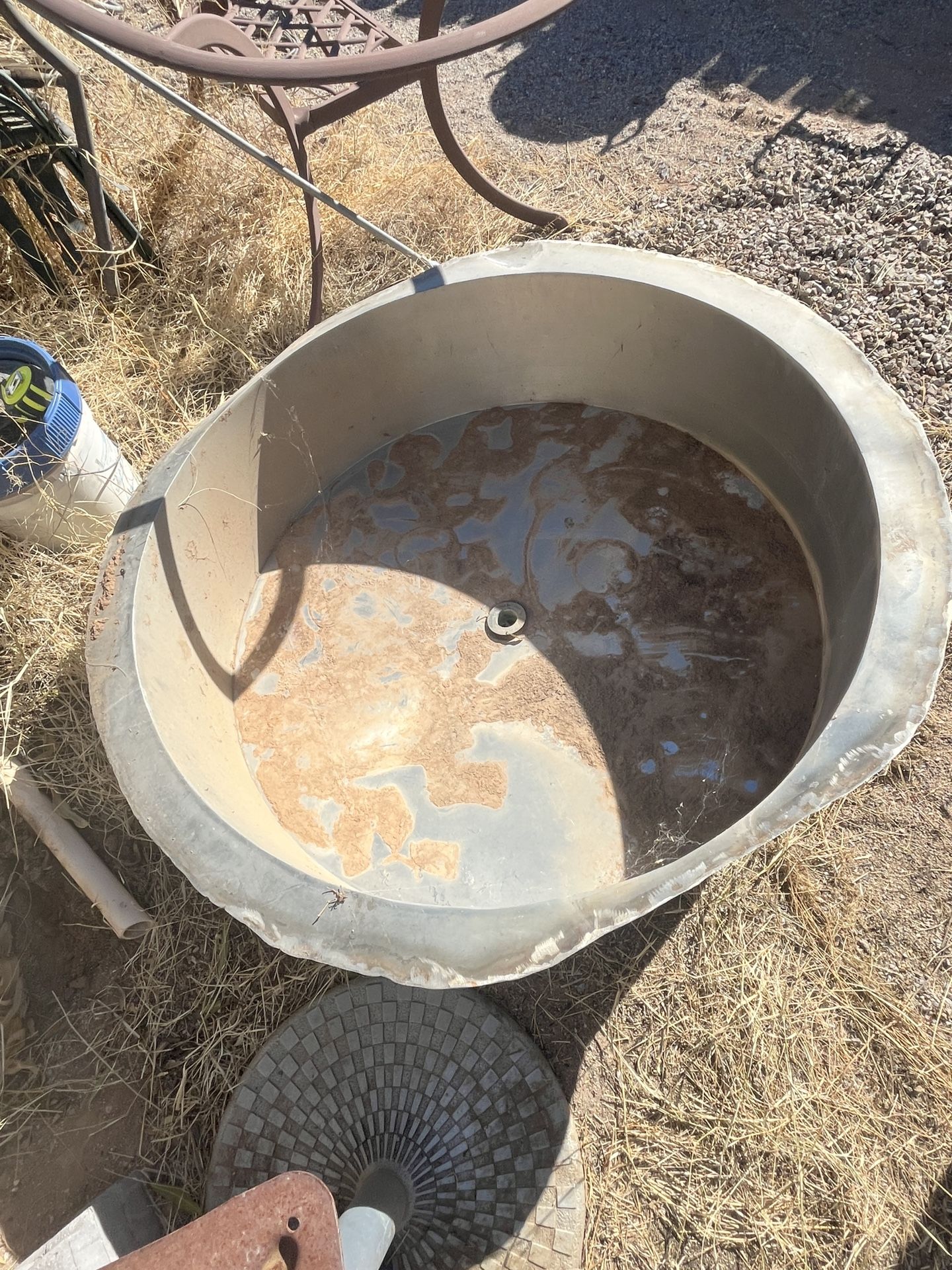 Stainless Steel 42” Round Trough , OBO