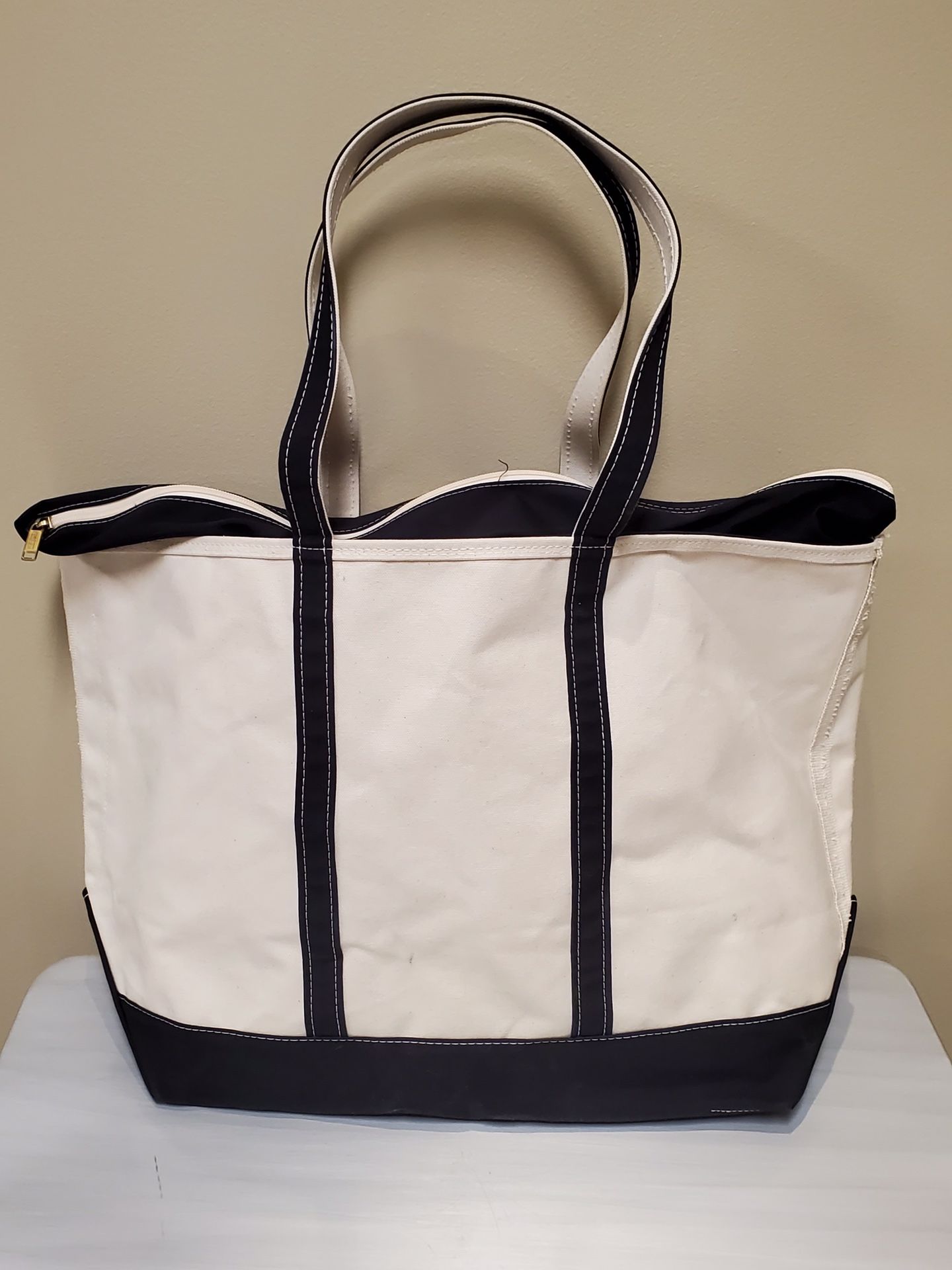 LL BEAN XXLarge CANVAS TOTES - TWO (2) are available - firm price.