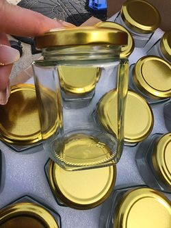 4oz Hexagon Jars