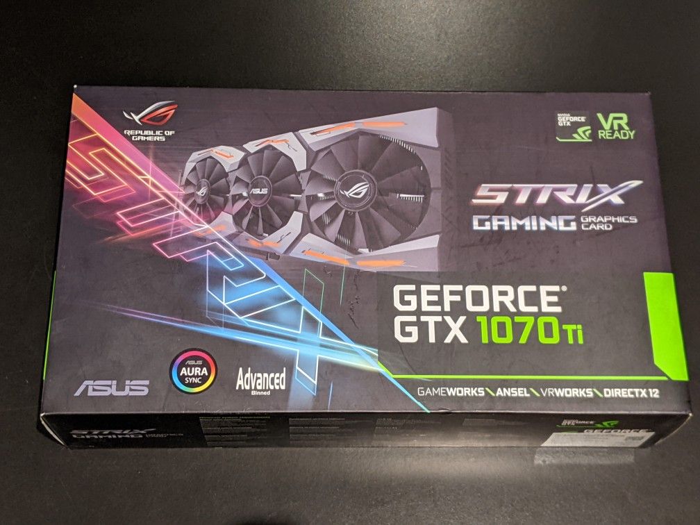 Asus Strix GTX 1070 Ti Advanced