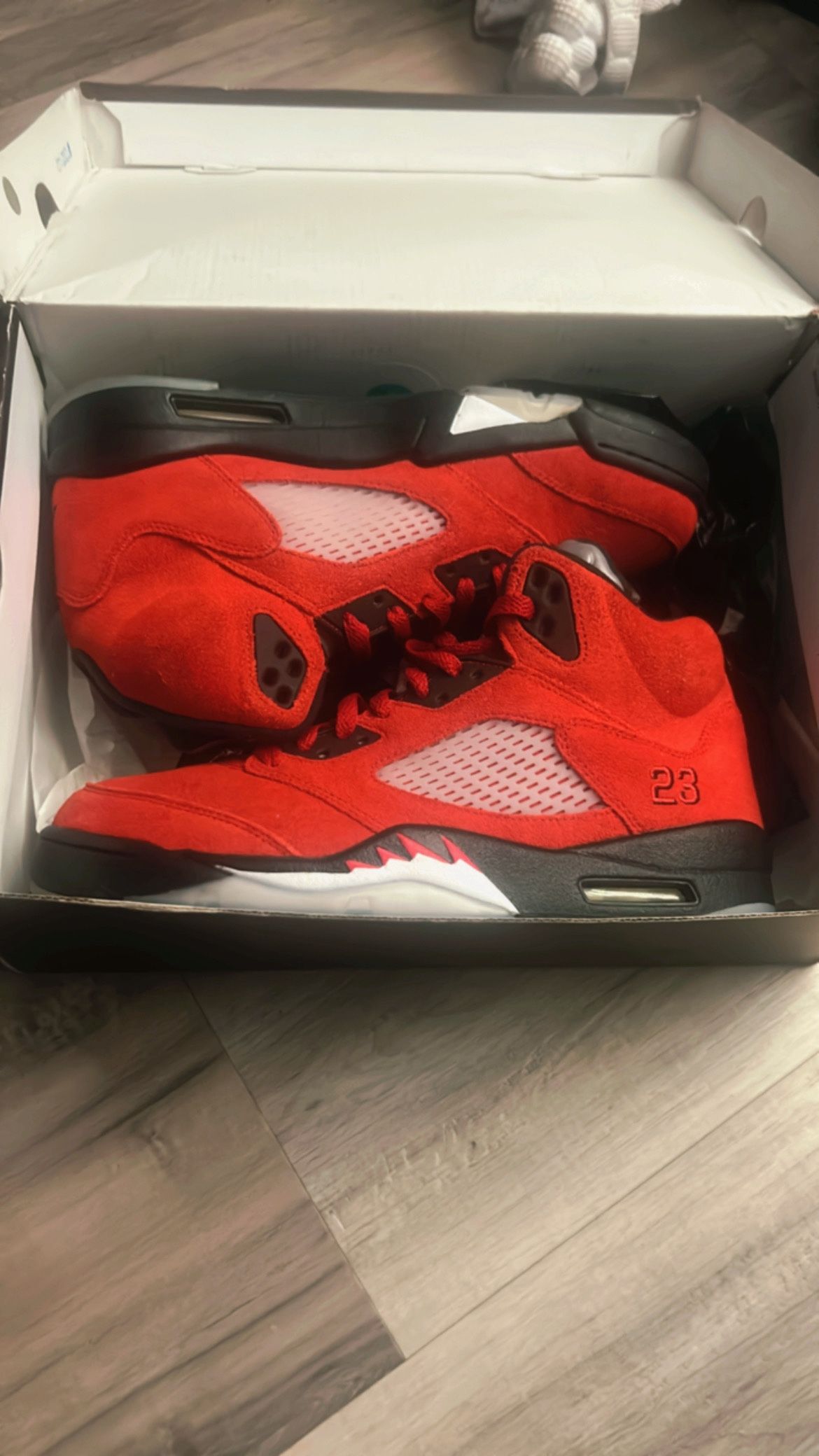 Jordan 5s All Red