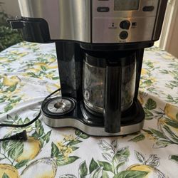 Hamilton 2-way (Single & Pot) Programmable Coffee Maker 