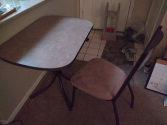 Small table with 2 chairs