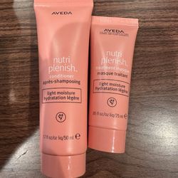 New— Aveda Nutri- plenish conditioner 50ml & hair mask 25ml