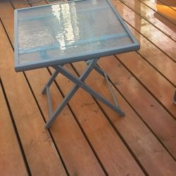 Folding table set