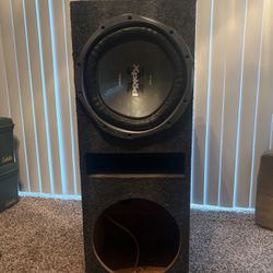 Subwoofer Box w/ Sony XS-GTX120LW