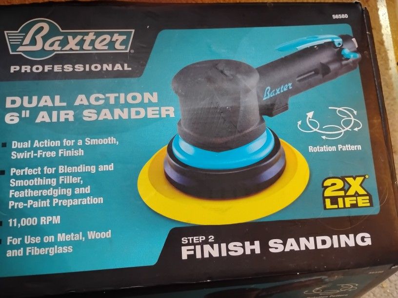 BAXTER: DUAL- ACTION 6" AIR SANDER