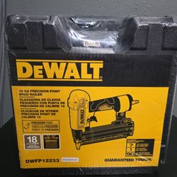 DEWALT DWFP12233 18 Gauge Precision Point Brad Nailer (Brand New)