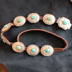 Fantastic Sterling Silver Concho Belt