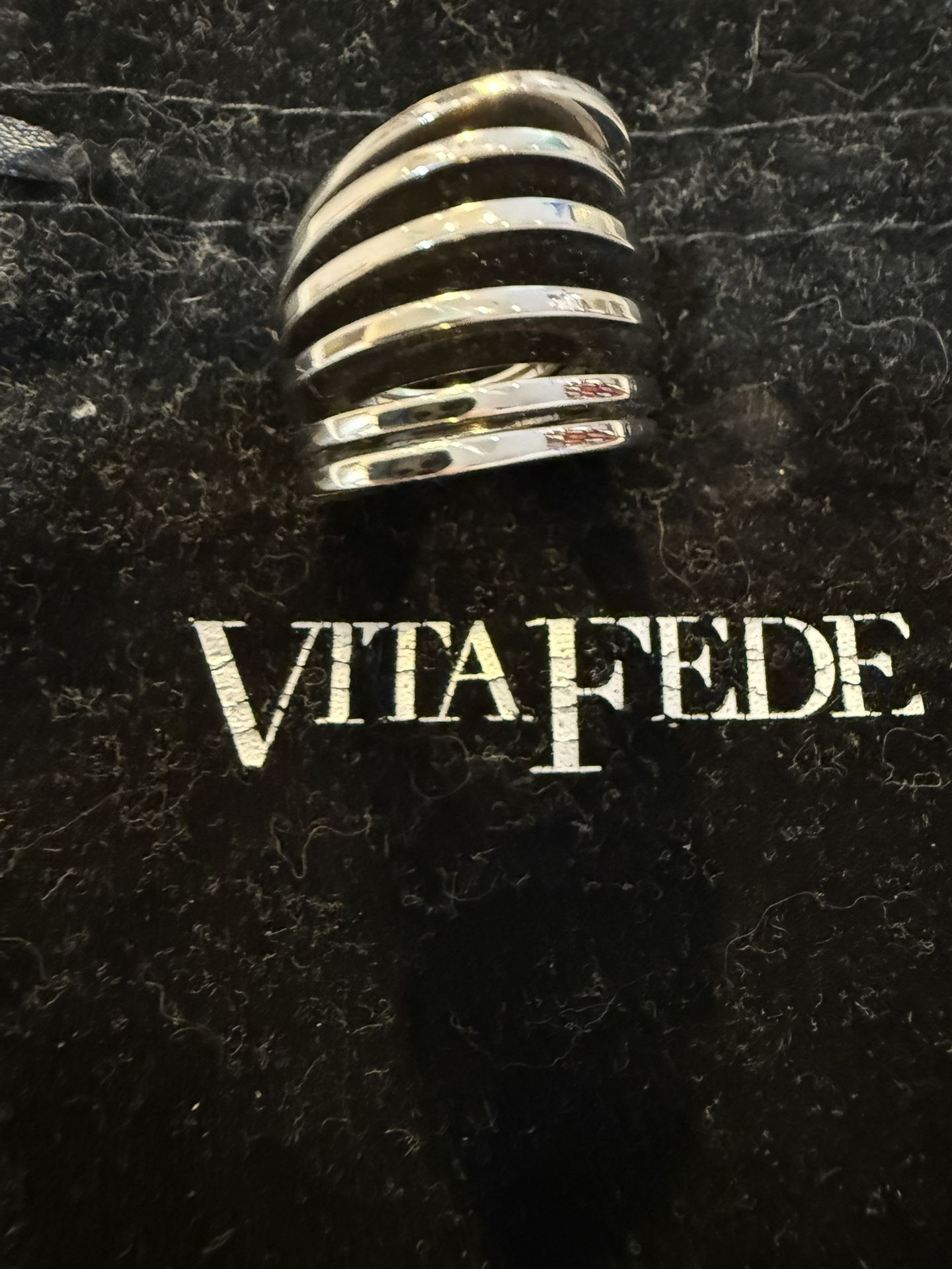 Vita Fede Futuro Silver Ring 