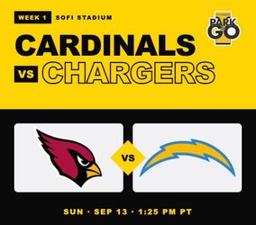 Cardinals at Chargers